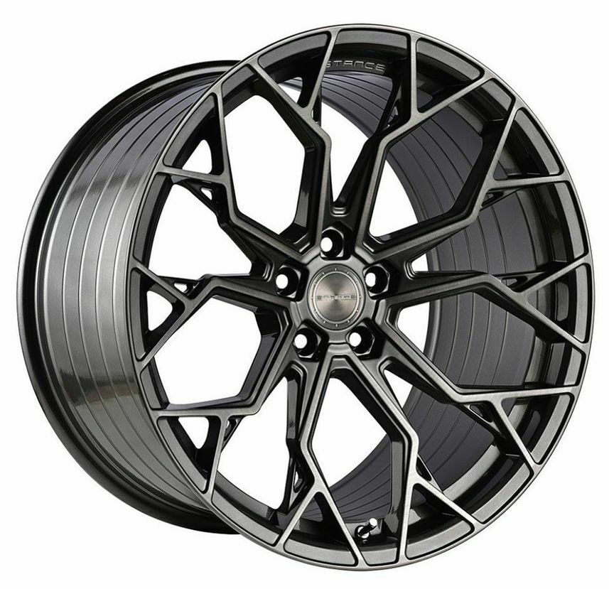 20/21" Stance SF10 Gunmetal 20x9 21x12 Wheels Rims Chevrolet Corvette C8