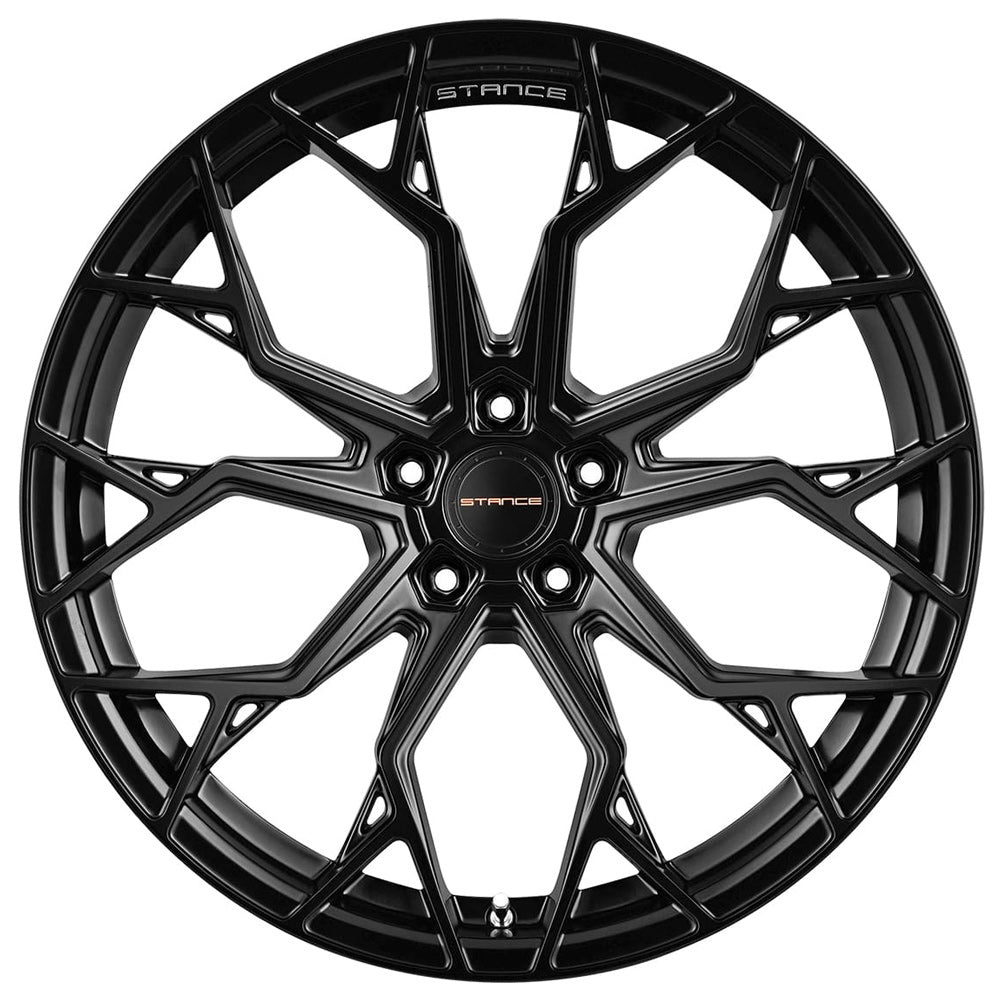 20/21" Stance SF10 Gloss Black 20x10 21x13 Wheels Rims Chevrolet Corvette C8 Z06 ERay