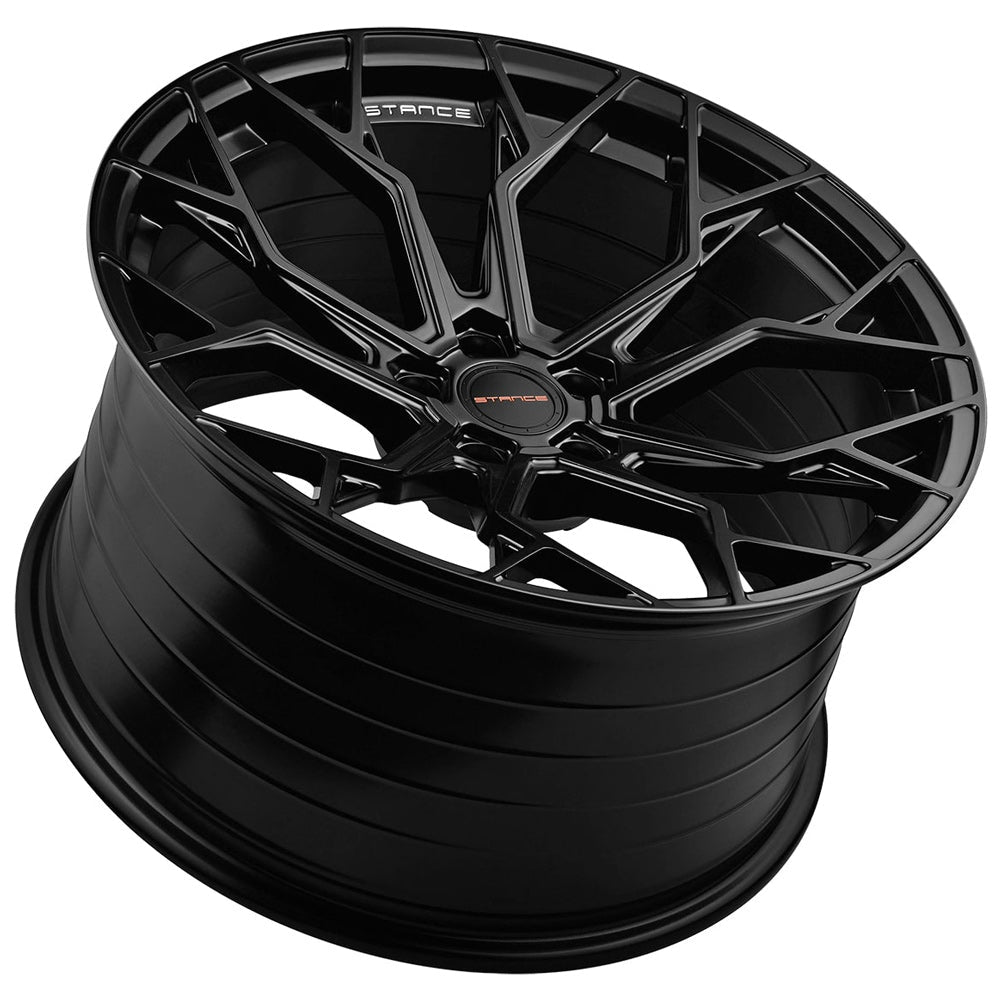 20/21" Stance SF10 Gloss Black 20x10 21x13 Wheels Rims Chevrolet Corvette C8 Z06 ERay