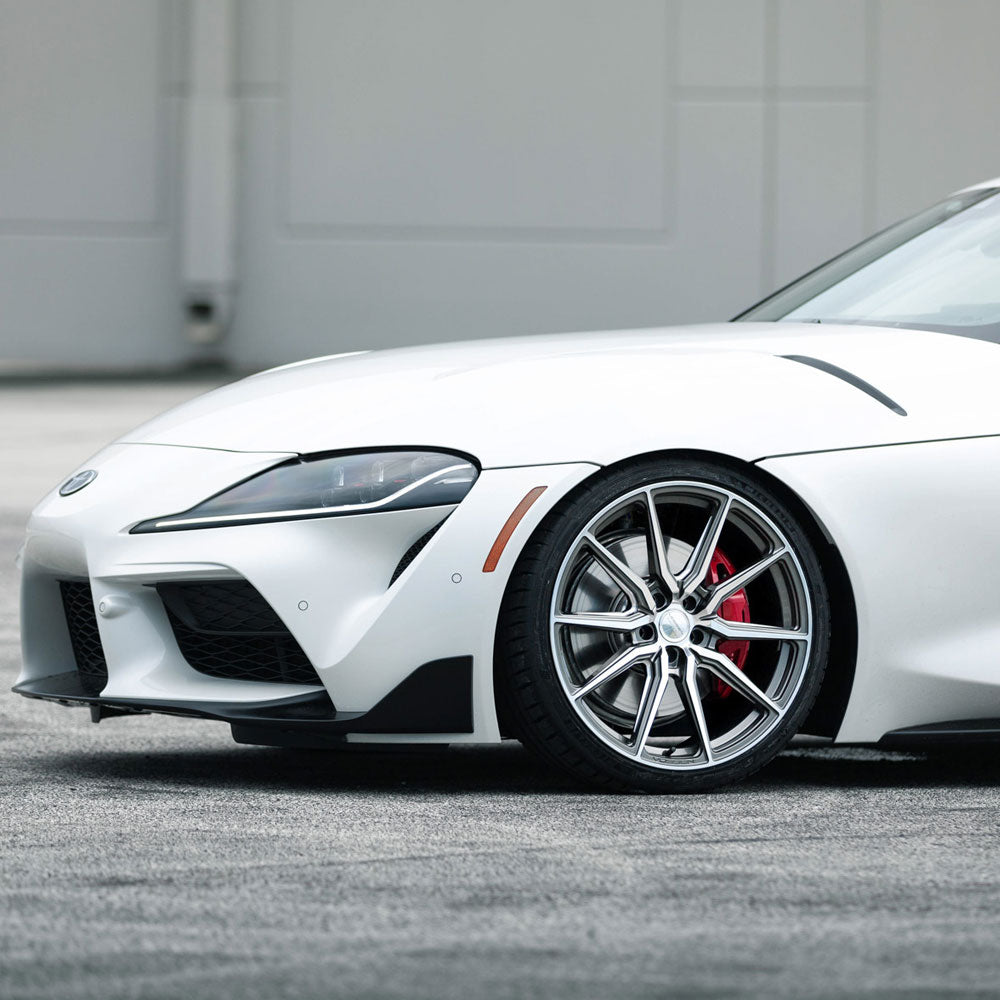 20" Vossen HF3 Grey 20x9 21x12 Concave Wheels Rims Fits Chevrolet Corvette C8