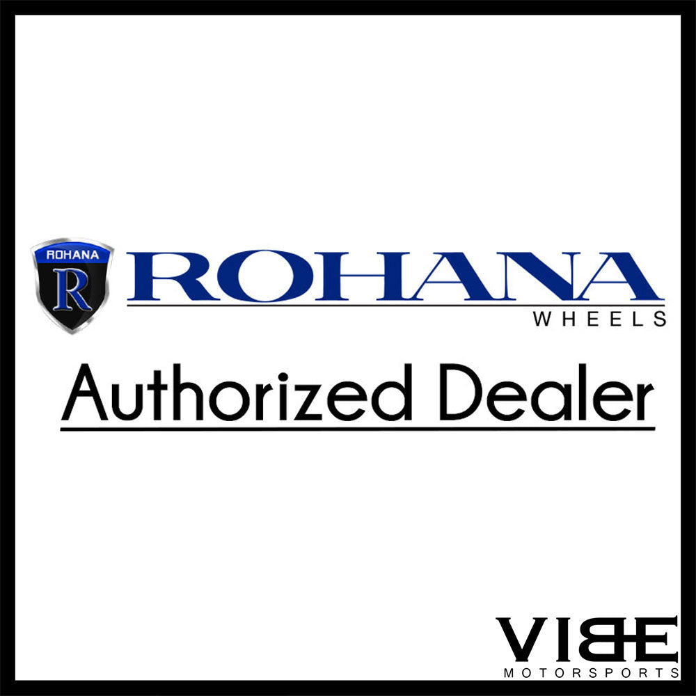 20/21" Rohana RFX17 Black Forged Concave Wheels Rims Fits Chevrolet Corvette C8