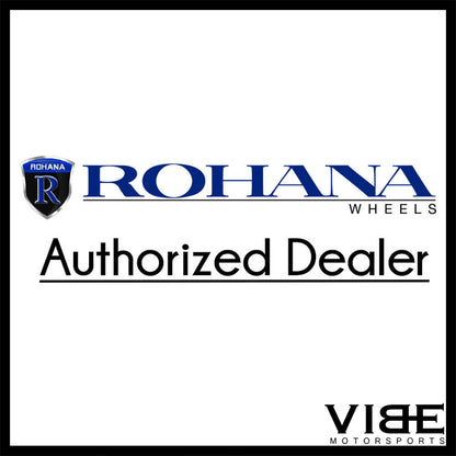 20/21" Rohana RFX17 Black Forged Concave Wheels Rims Fits Chevrolet Corvette C8