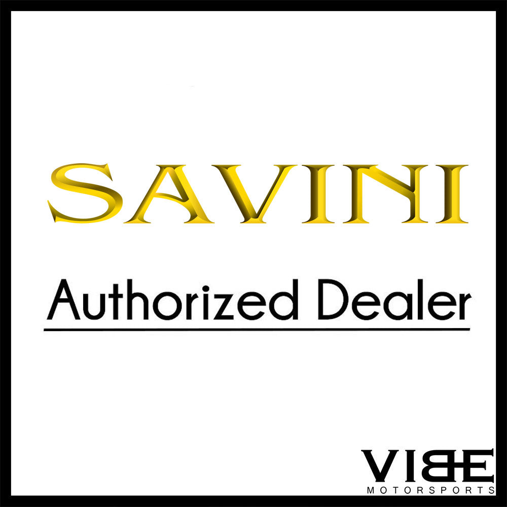 19/20" Savini SV-F6 Black 19x8.5 20x11 Wheels Rims Fits Chevrolet Corvette C8