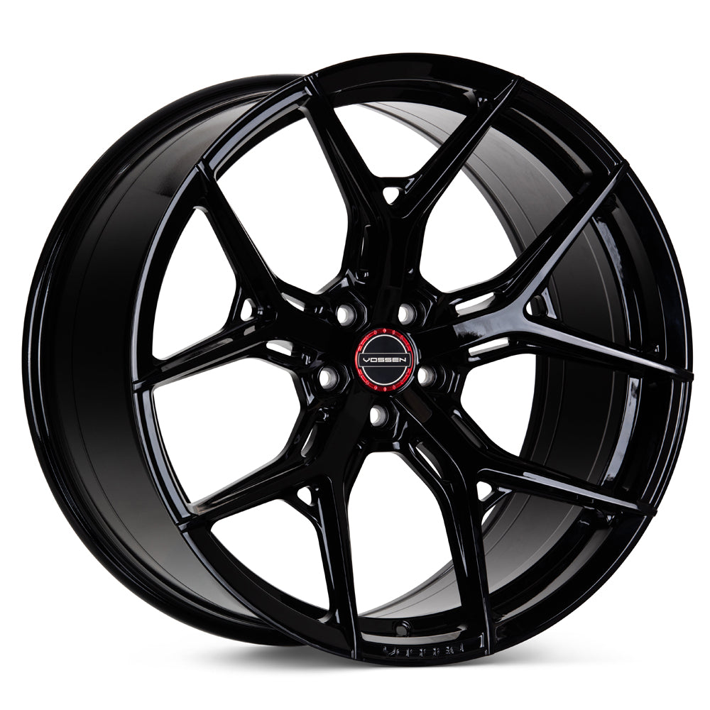 20" Vossen HF5 Black 20x9 21x12 Concave Wheels Rims Fits Chevrolet Corvette C8