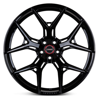 20" Vossen HF5 Black 20x9 21x12 Concave Wheels Rims Fits Chevrolet Corvette C8