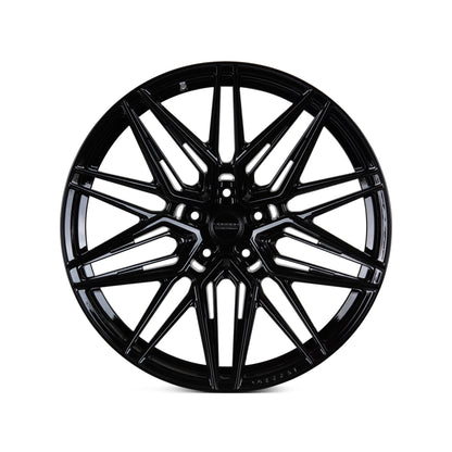 19/20" Vossen HF7 Gloss Black 19x8.5 20x11 Wheels Fits Chevrolet C8 Corvette