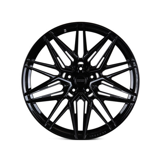 19/20" Vossen HF7 Gloss Black 19x8.5 20x11 Wheels Fits Chevrolet C8 Corvette
