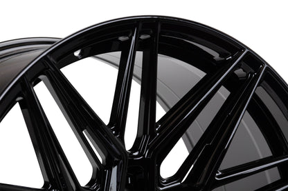 19/20" Vossen HF7 Gloss Black 19x8.5 20x11 Wheels Fits Chevrolet C8 Corvette