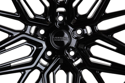 19/20" Vossen HF7 Gloss Black 19x8.5 20x11 Wheels Fits Chevrolet C8 Corvette