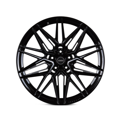 19/20" Vossen HF7 Gloss Black 19x8.5 20x11 Wheels Fits Chevrolet C8 Corvette