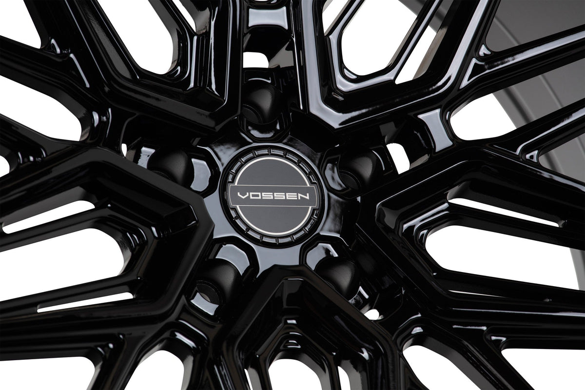 19/20" Vossen HF7 Gloss Black 19x8.5 20x11 Wheels Fits Chevrolet C8 Corvette