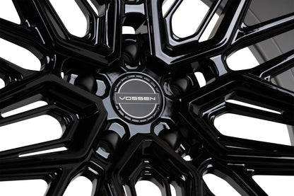 19/20" Vossen HF7 Gloss Black 19x8.5 20x11 Wheels Fits Chevrolet C8 Corvette