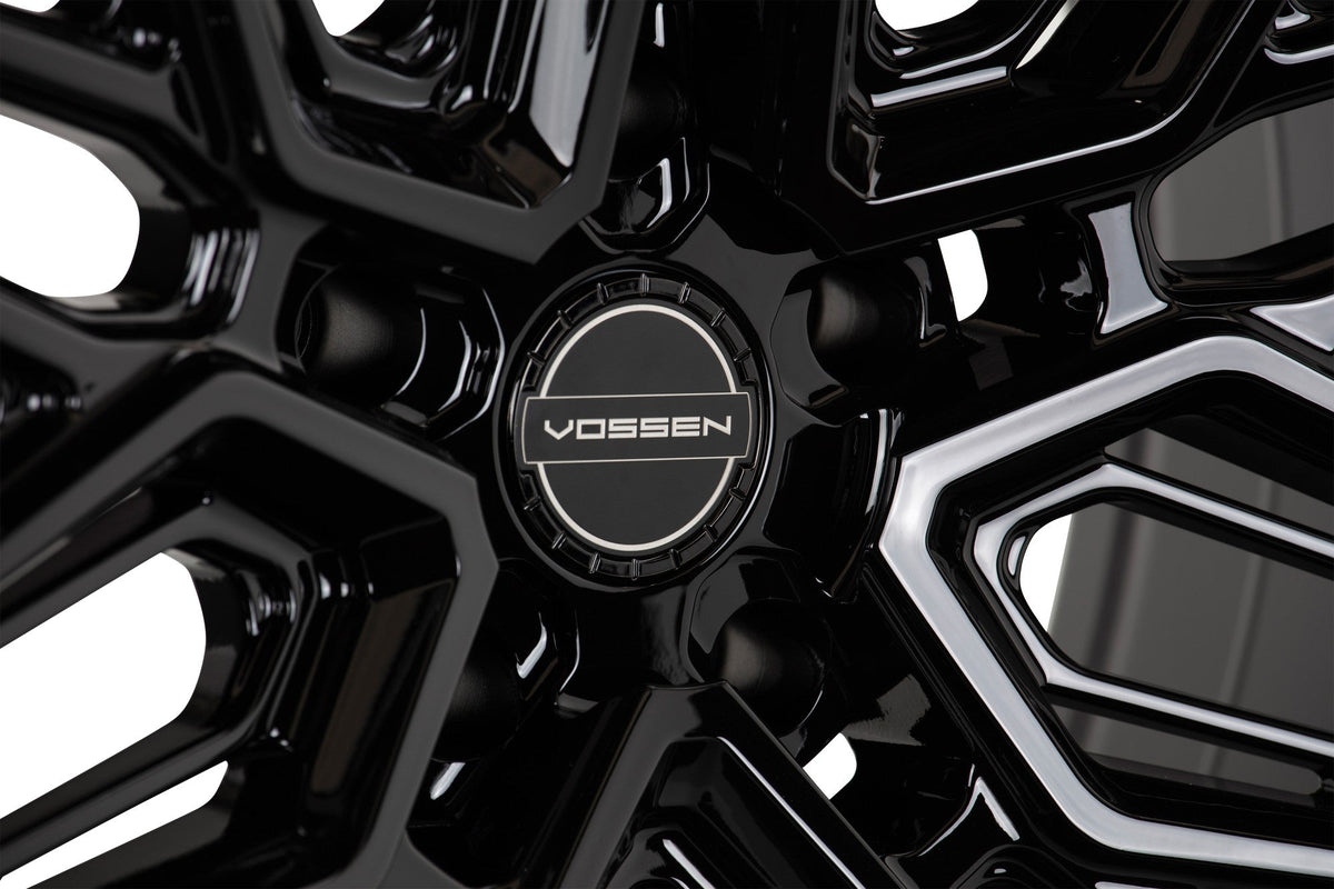 19/20" Vossen HF7 Gloss Black 19x8.5 20x11 Wheels Fits Chevrolet C8 Corvette