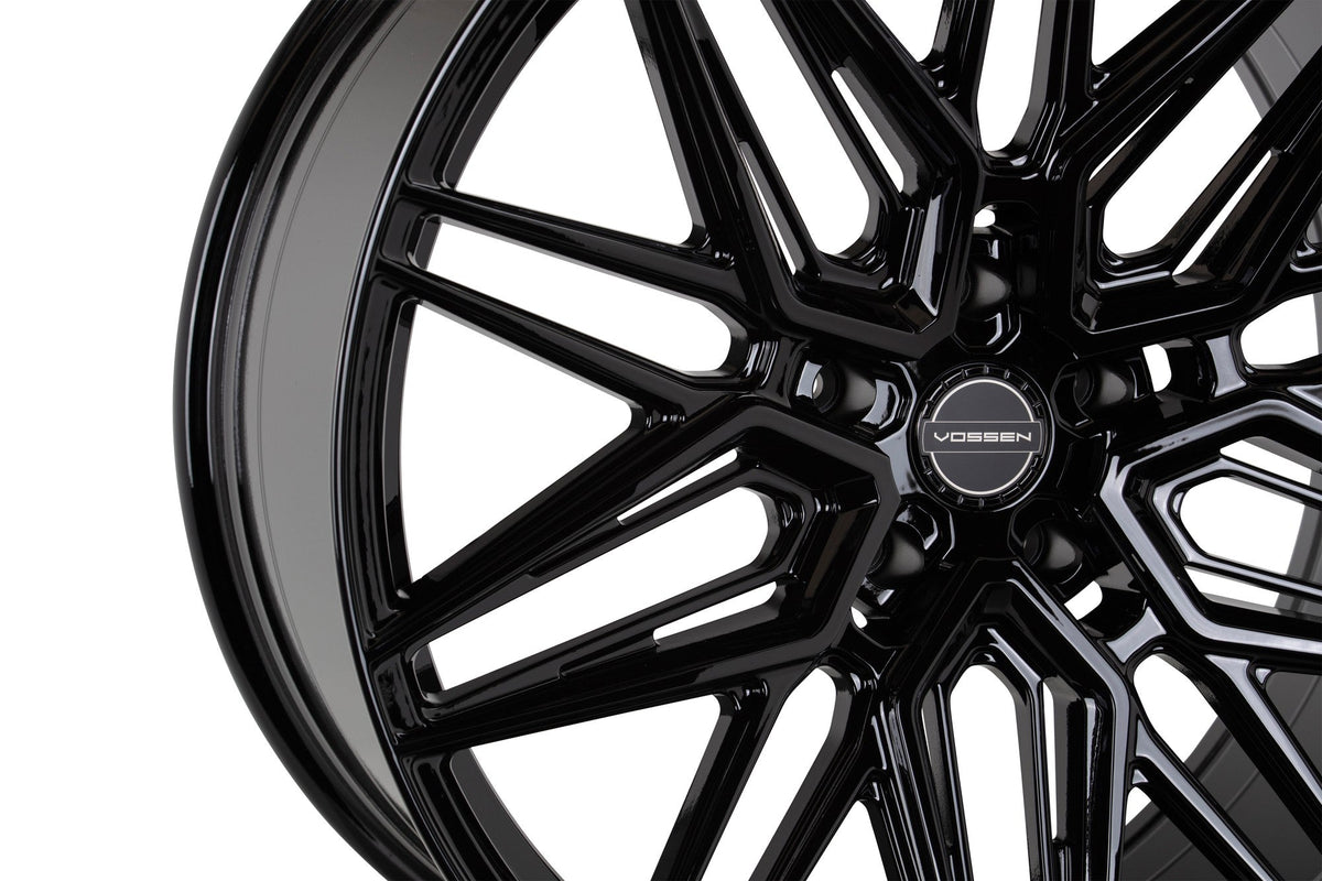 19/20" Vossen HF7 Gloss Black 19x8.5 20x11 Wheels Fits Chevrolet C8 Corvette