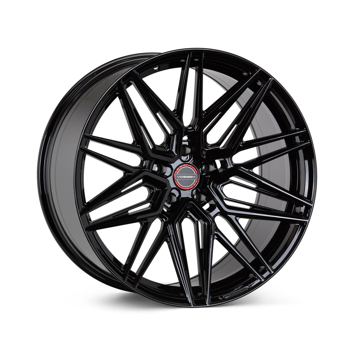 19/20" Vossen HF7 Gloss Black 19x8.5 20x11 Wheels Fits Chevrolet C8 Corvette