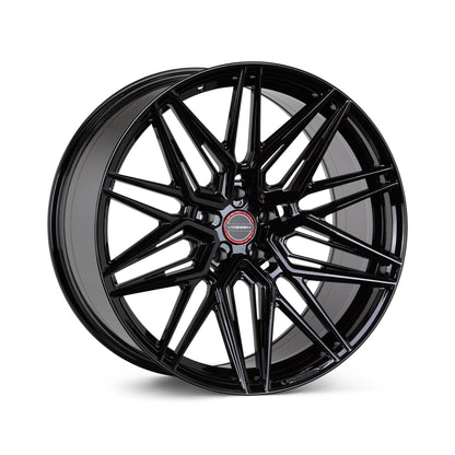 19/20" Vossen HF7 Gloss Black 19x8.5 20x11 Wheels Fits Chevrolet C8 Corvette