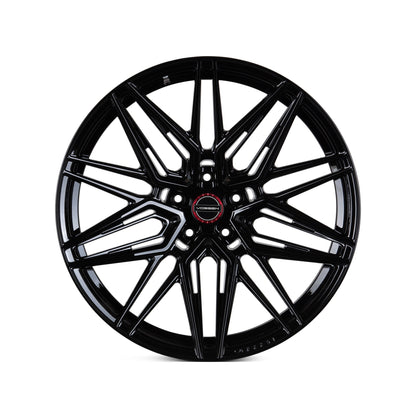 19/20" Vossen HF7 Gloss Black 19x8.5 20x11 Wheels Fits Chevrolet C8 Corvette