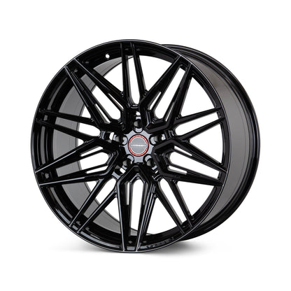 19/20" Vossen HF7 Gloss Black 19x8.5 20x11 Wheels Fits Chevrolet C8 Corvette