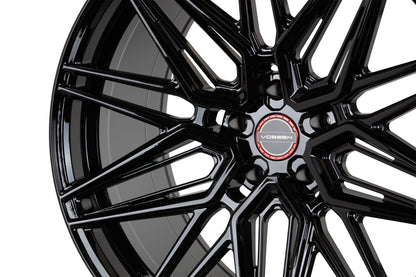 19/20" Vossen HF7 Gloss Black 19x8.5 20x11 Wheels Fits Chevrolet C8 Corvette