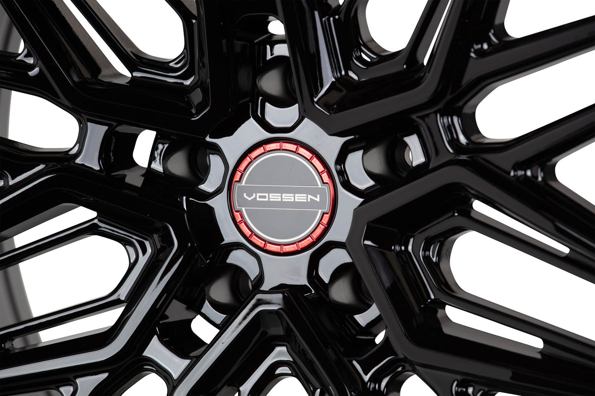 19/20" Vossen HF7 Gloss Black 19x8.5 20x11 Wheels Fits Chevrolet C8 Corvette