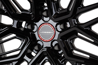19/20" Vossen HF7 Gloss Black 19x8.5 20x11 Wheels Fits Chevrolet C8 Corvette