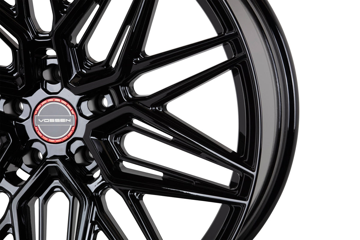 19/20" Vossen HF7 Gloss Black 19x8.5 20x11 Wheels Fits Chevrolet C8 Corvette