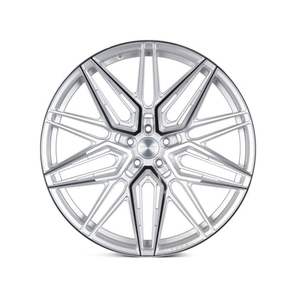 19/20" Vossen HF7 Silver Polished 19x8.5 20x11 Wheels Fits Chevrolet C8 Corvette
