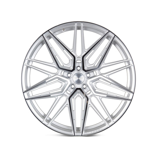 19/20" Vossen HF7 Silver Polished 19x8.5 20x11 Wheels Fits Chevrolet C8 Corvette