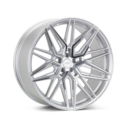 19/20" Vossen HF7 Silver Polished 19x8.5 20x11 Wheels Fits Chevrolet C8 Corvette