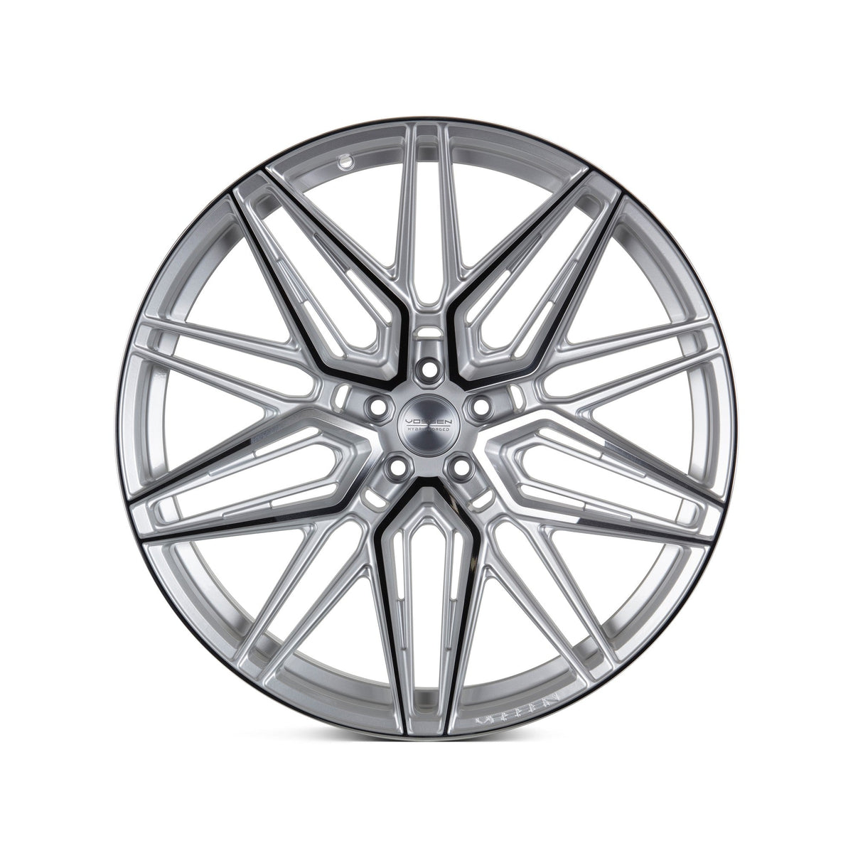 19/20" Vossen HF7 Silver Polished 19x8.5 20x11 Wheels Fits Chevrolet C8 Corvette