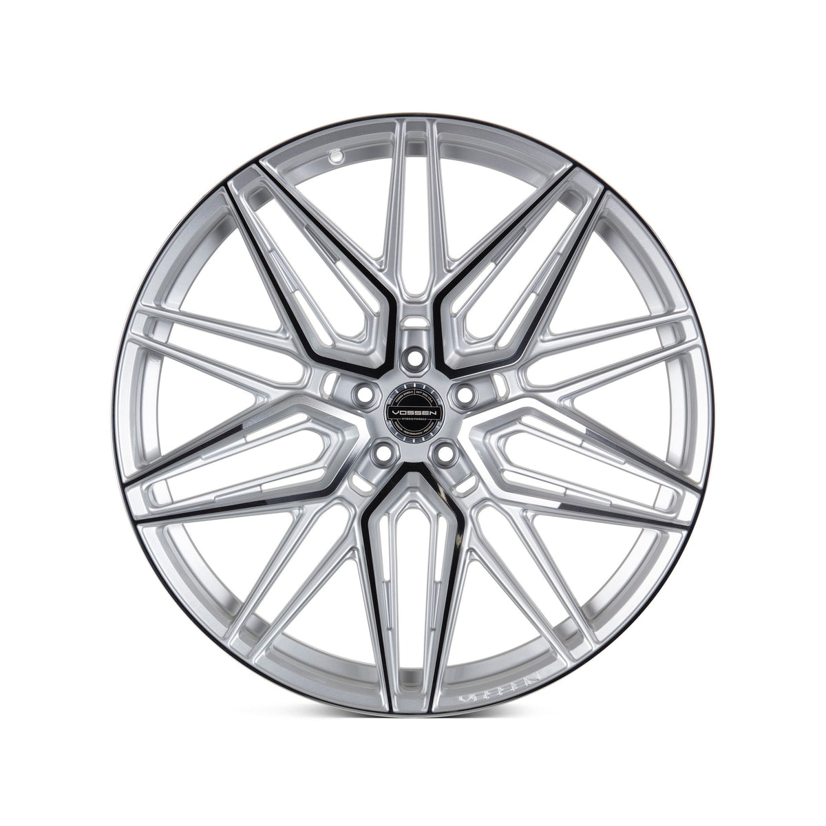 19/20" Vossen HF7 Silver Polished 19x8.5 20x11 Wheels Fits Chevrolet C8 Corvette