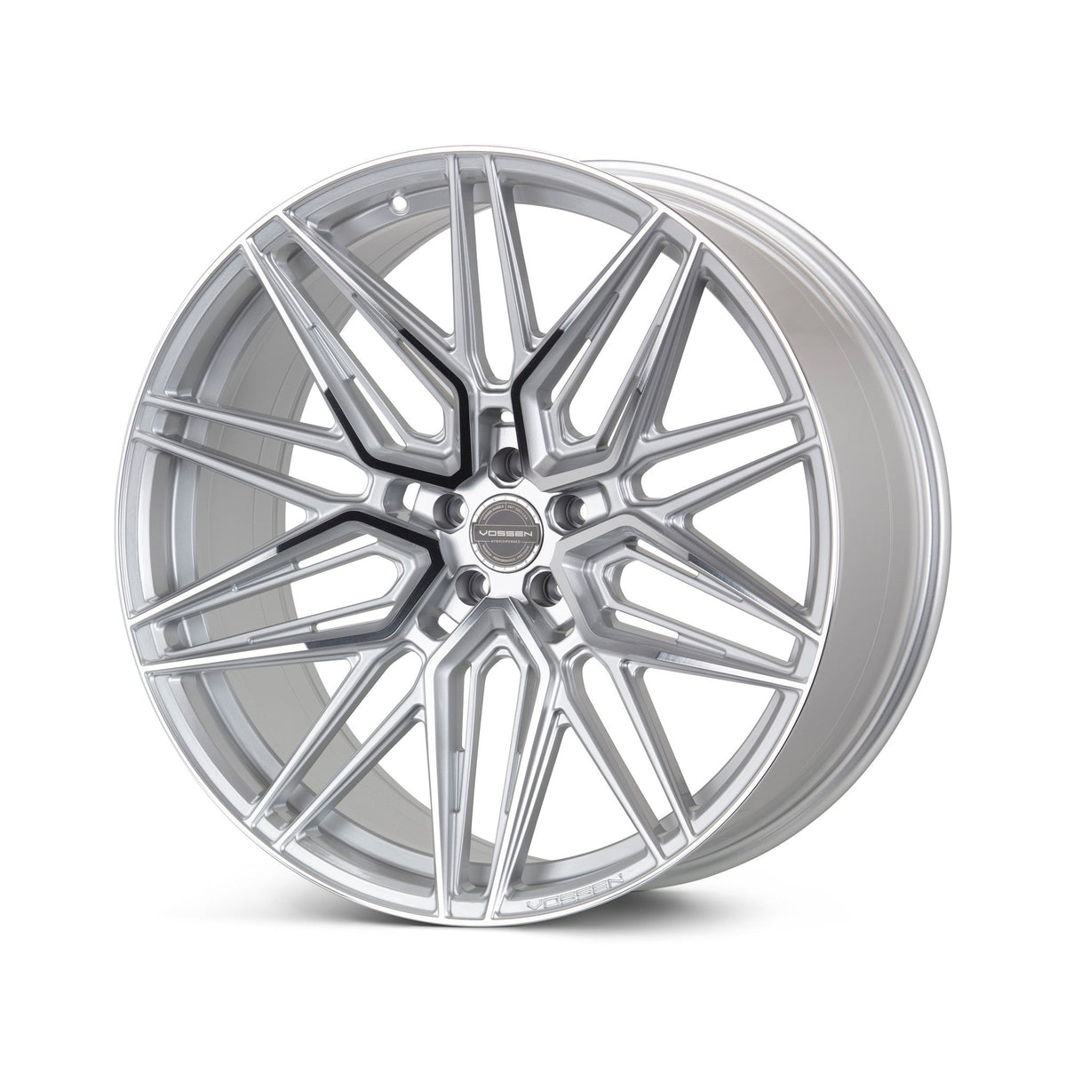 19/20" Vossen HF7 Silver Polished 19x8.5 20x11 Wheels Fits Chevrolet C8 Corvette