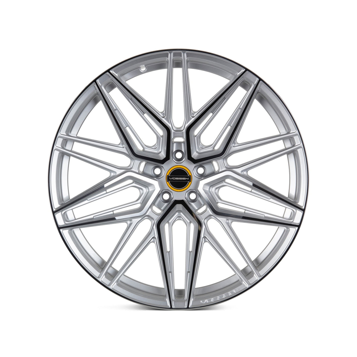 19/20" Vossen HF7 Silver Polished 19x8.5 20x11 Wheels Fits Chevrolet C8 Corvette