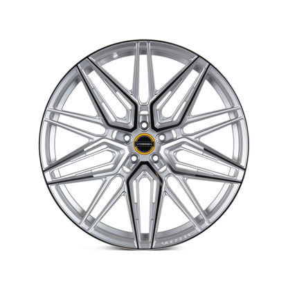 19/20" Vossen HF7 Silver Polished 19x8.5 20x11 Wheels Fits Chevrolet C8 Corvette