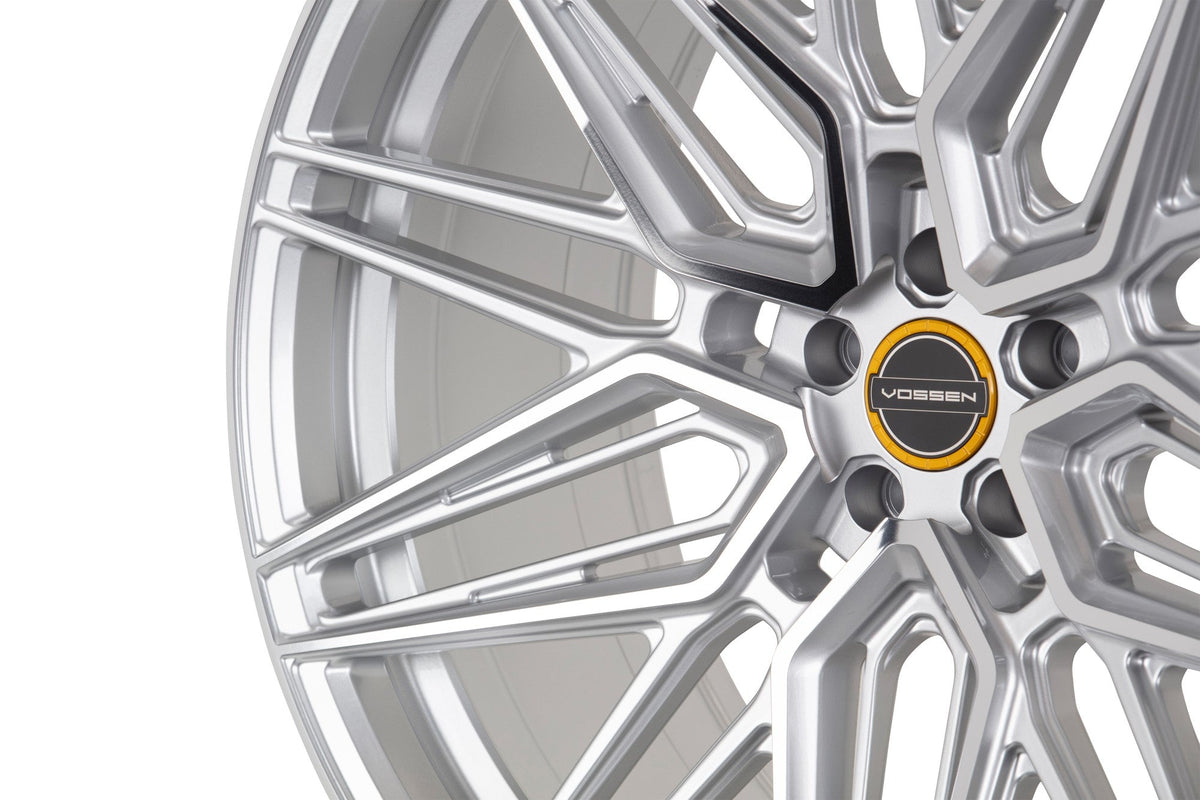 19/20" Vossen HF7 Silver Polished 19x8.5 20x11 Wheels Fits Chevrolet C8 Corvette