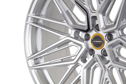 19/20" Vossen HF7 Silver Polished 19x8.5 20x11 Wheels Fits Chevrolet C8 Corvette