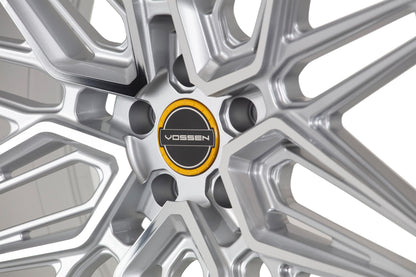 19/20" Vossen HF7 Silver Polished 19x8.5 20x11 Wheels Fits Chevrolet C8 Corvette