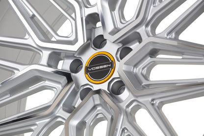19/20" Vossen HF7 Silver Polished 19x8.5 20x11 Wheels Fits Chevrolet C8 Corvette