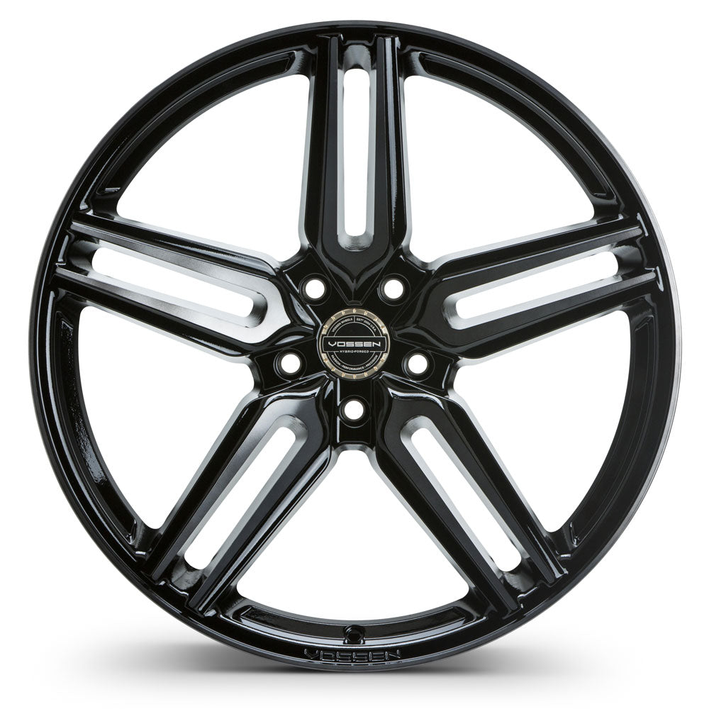 20" Vossen HF1 Black 20x9 21x12 Concave Wheels Rims Fits Chevrolet Corvette C8