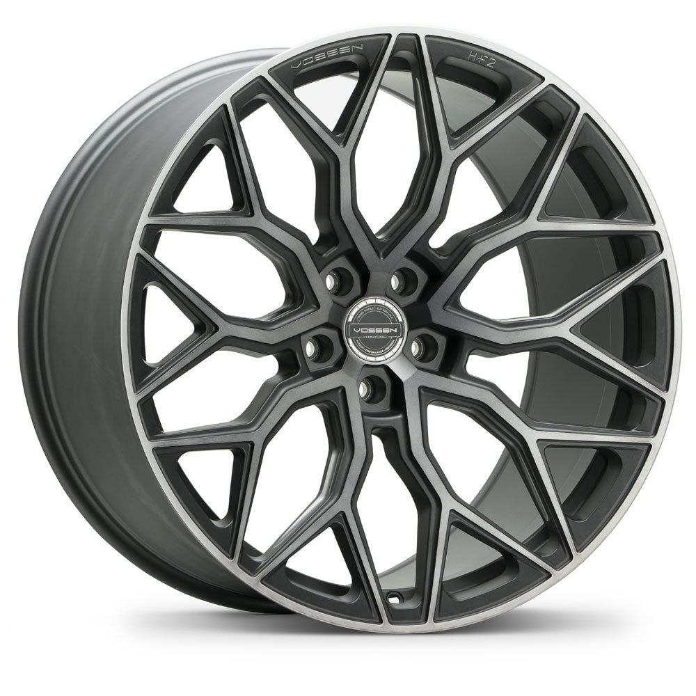 20" Vossen HF2 Grey 20x9 21x12 Concave Wheels Rims Fits Chevrolet Corvette C8