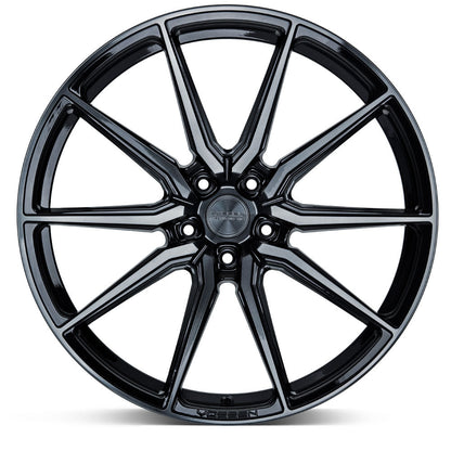 19" Vossen HF3 Black 19x8.5 20X11 Concave Wheels Rims Fits Chevrolet Corvette C8