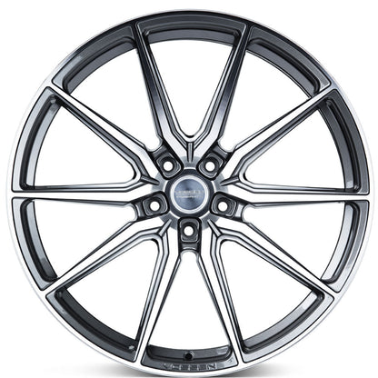 20" Vossen HF3 Grey 20x9 21x12 Concave Wheels Rims Fits Chevrolet Corvette C8