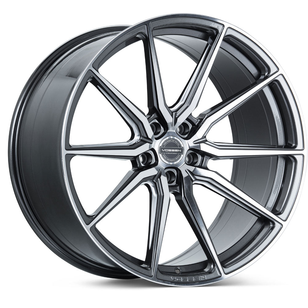 20" Vossen HF3 Grey 20x9 21x12 Concave Wheels Rims Fits Chevrolet Corvette C8