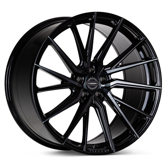20" Vossen HF4T Black 20x9 21x12 Concave Wheels Rims Fits Chevrolet Corvette C8