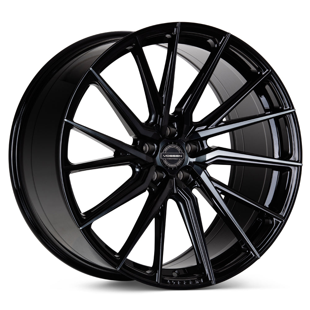 19" Vossen HF4T Black 19x8.5 20X11 Concave Wheels Rims Fit Chevrolet Corvette C8