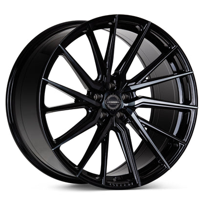 19" Vossen HF4T Black 19x8.5 20X11 Concave Wheels Rims Fit Chevrolet Corvette C8