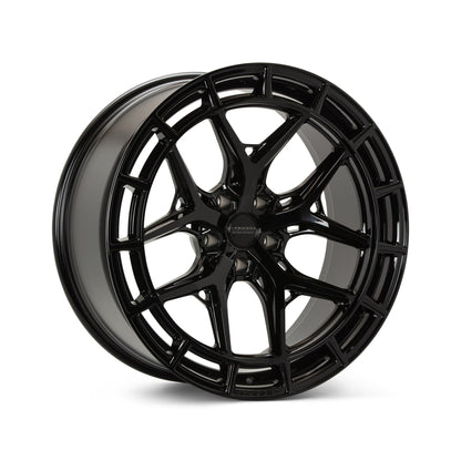 19/20" Vossen HFX1 Gloss Black 19x8.5 20x11 Wheels Fits Chevrolet C8 Corvette