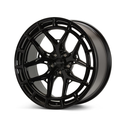 19/20" Vossen HFX1 Gloss Black 19x8.5 20x11 Wheels Fits Chevrolet C8 Corvette