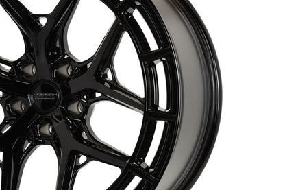 19/20" Vossen HFX1 Gloss Black 19x8.5 20x11 Wheels Fits Chevrolet C8 Corvette