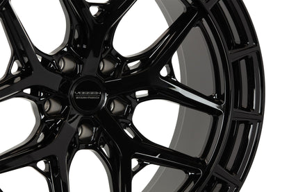 19/20" Vossen HFX1 Gloss Black 19x8.5 20x11 Wheels Fits Chevrolet C8 Corvette